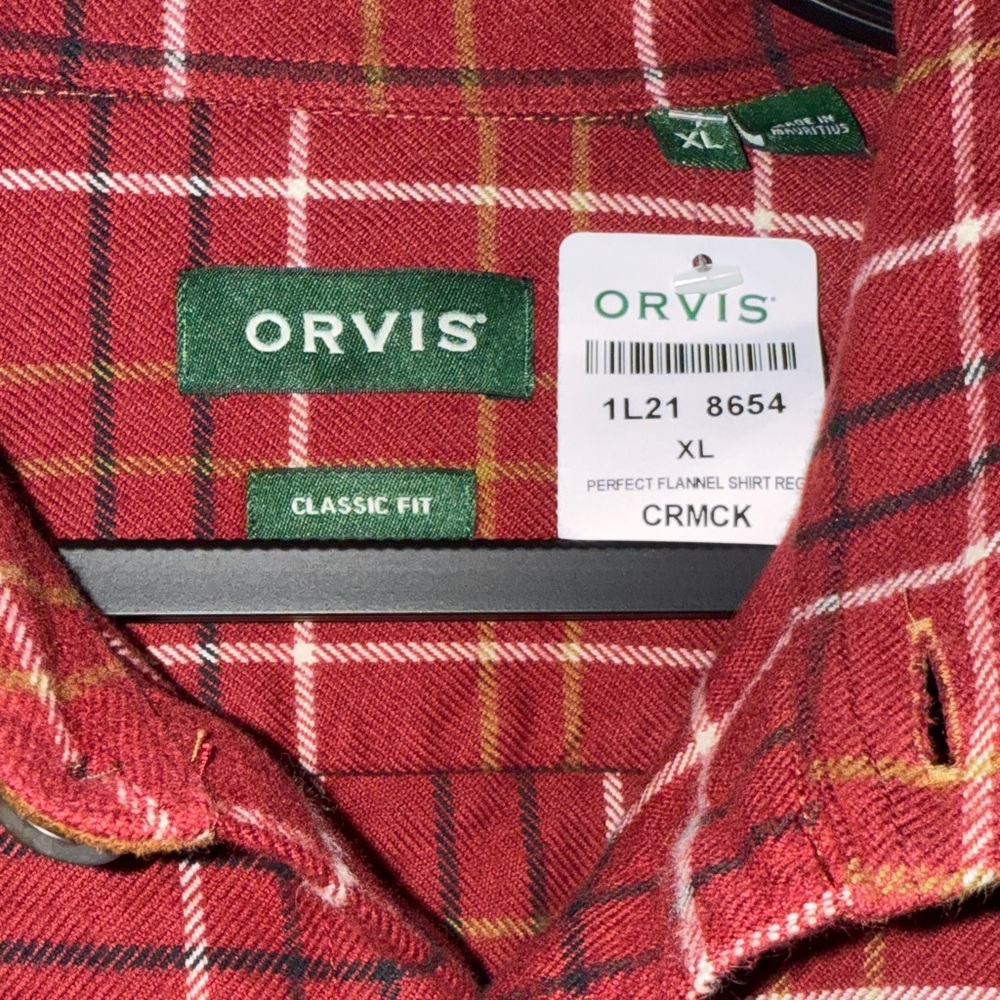 Orvis Perfect Flannel Shirt (Men’s XL) NWT - Picture 2 of 11